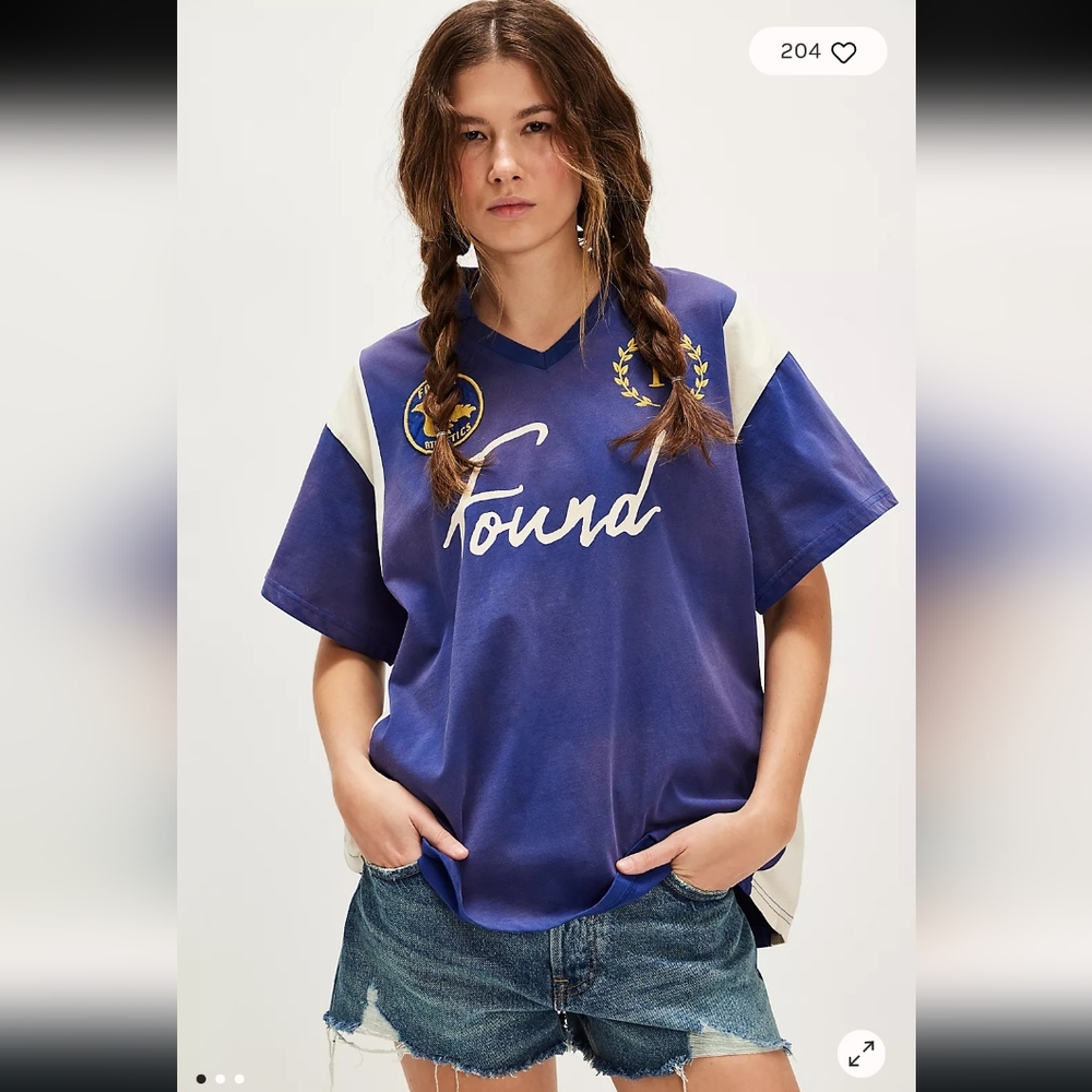 Found Premier League Jersey Tee From FREE PEOPLE
